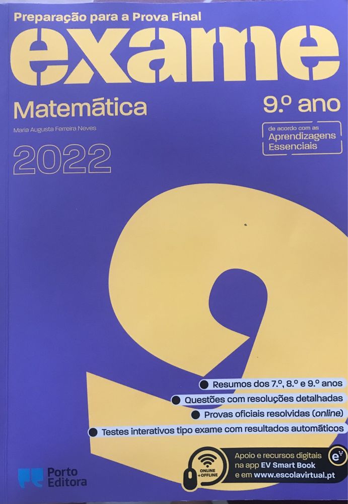 Livro de exame 9 ano matematica