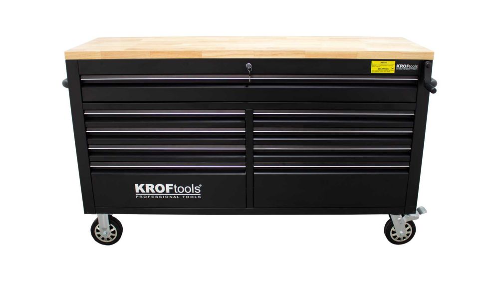 Carro Trabalho 9 gavetas Kroftools 61"