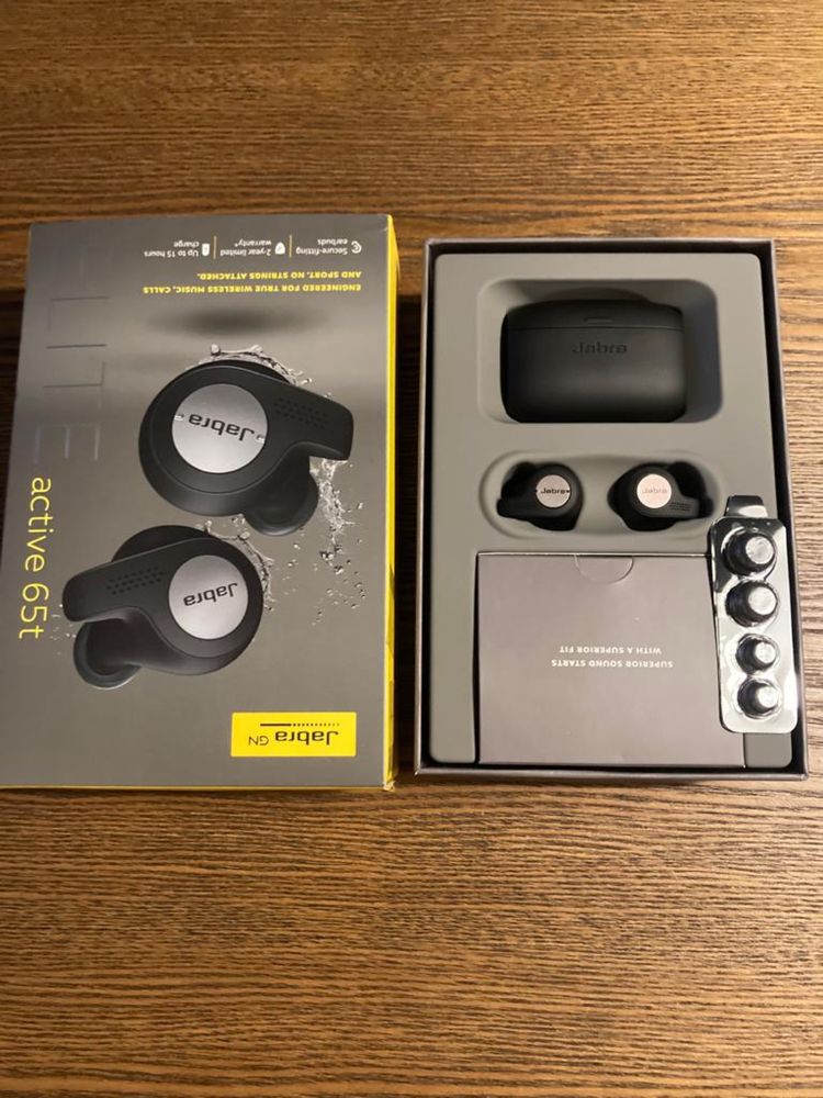 Auriculares Bluetooth True Wireless Jabra Elite Active 65t- Titanium B