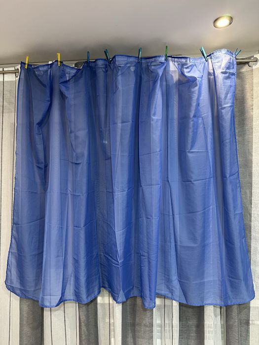 Тюль на тесьме шифон