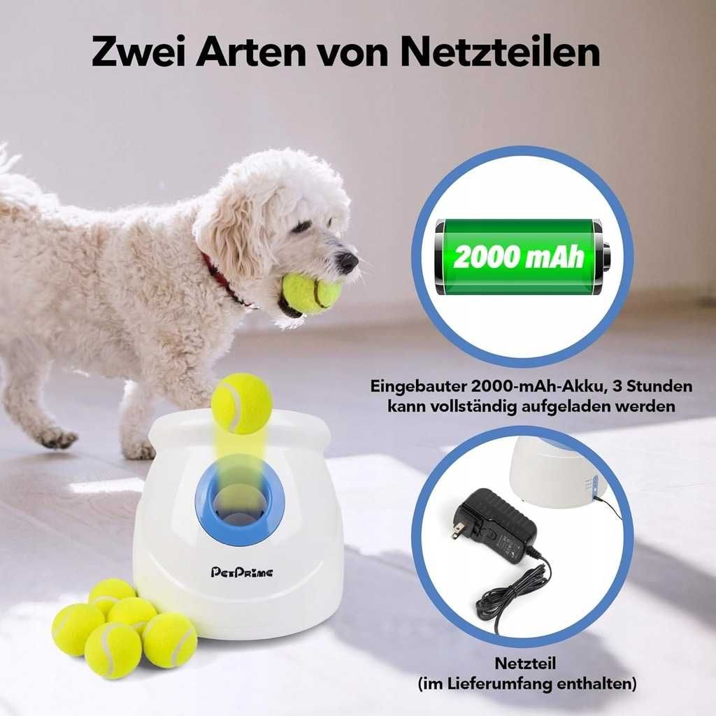 Pet Prime Automatyczna wyrzutnia piłek dla dużych psów NOWE