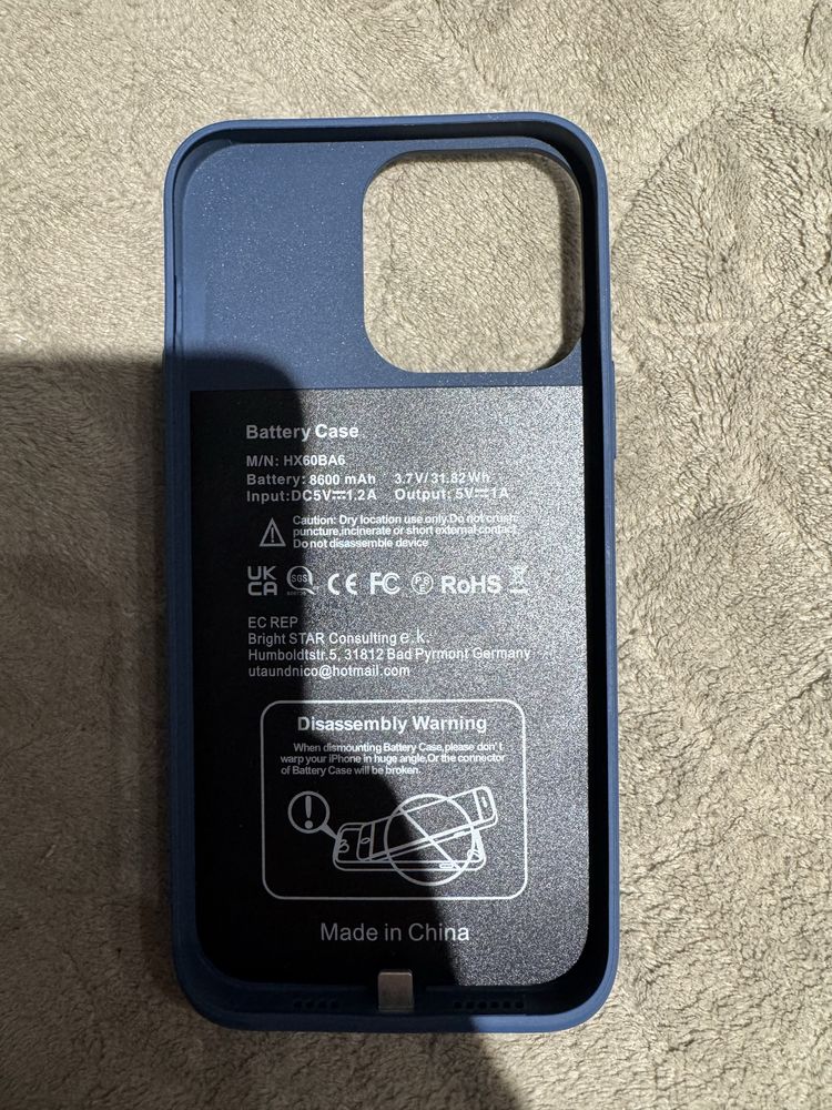 Чохол- повер банк Iphone 13 pro max