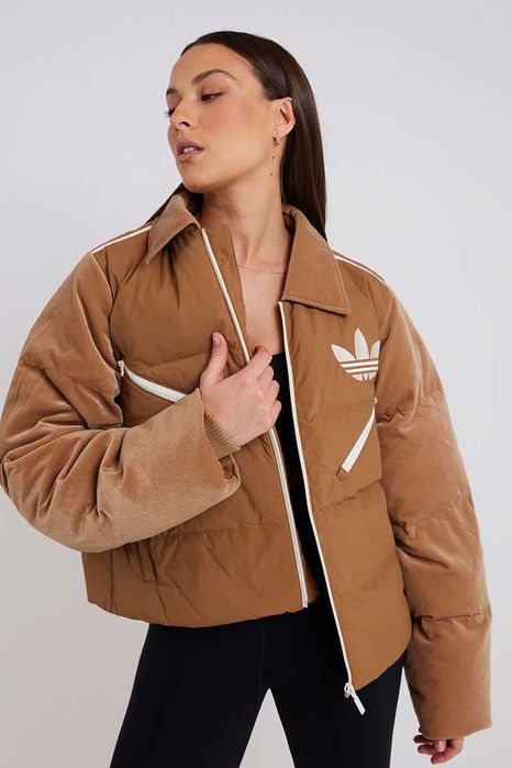 США! Зимові жіночі пуховики Adidas Velvet Puffer IB2028 Оригінал! XS,M