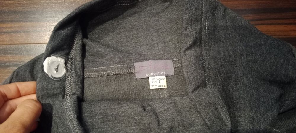 Spodnie ciążowe eleganckie na kant. Rozm.s