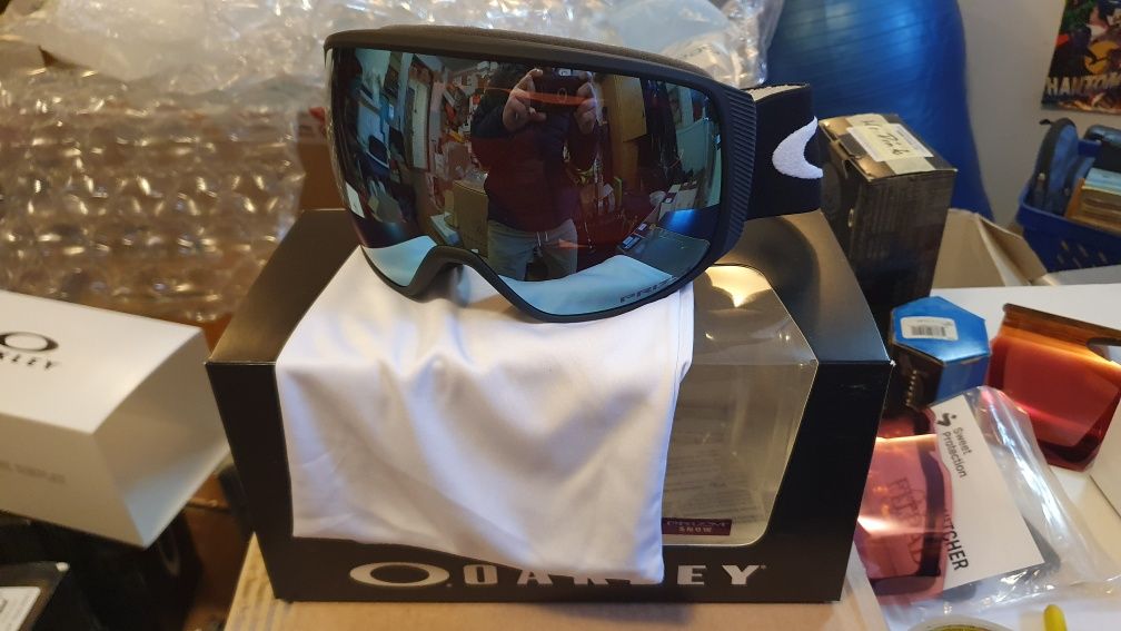 Nowe gogle Oakley Flight Tracker XL L Black PRIZM Sapphire Iridium S3