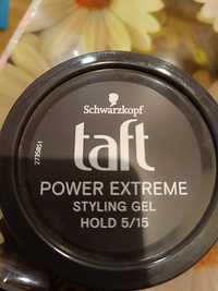 Гель для укладання волосся Taft power extreme styling gel hold 5/15