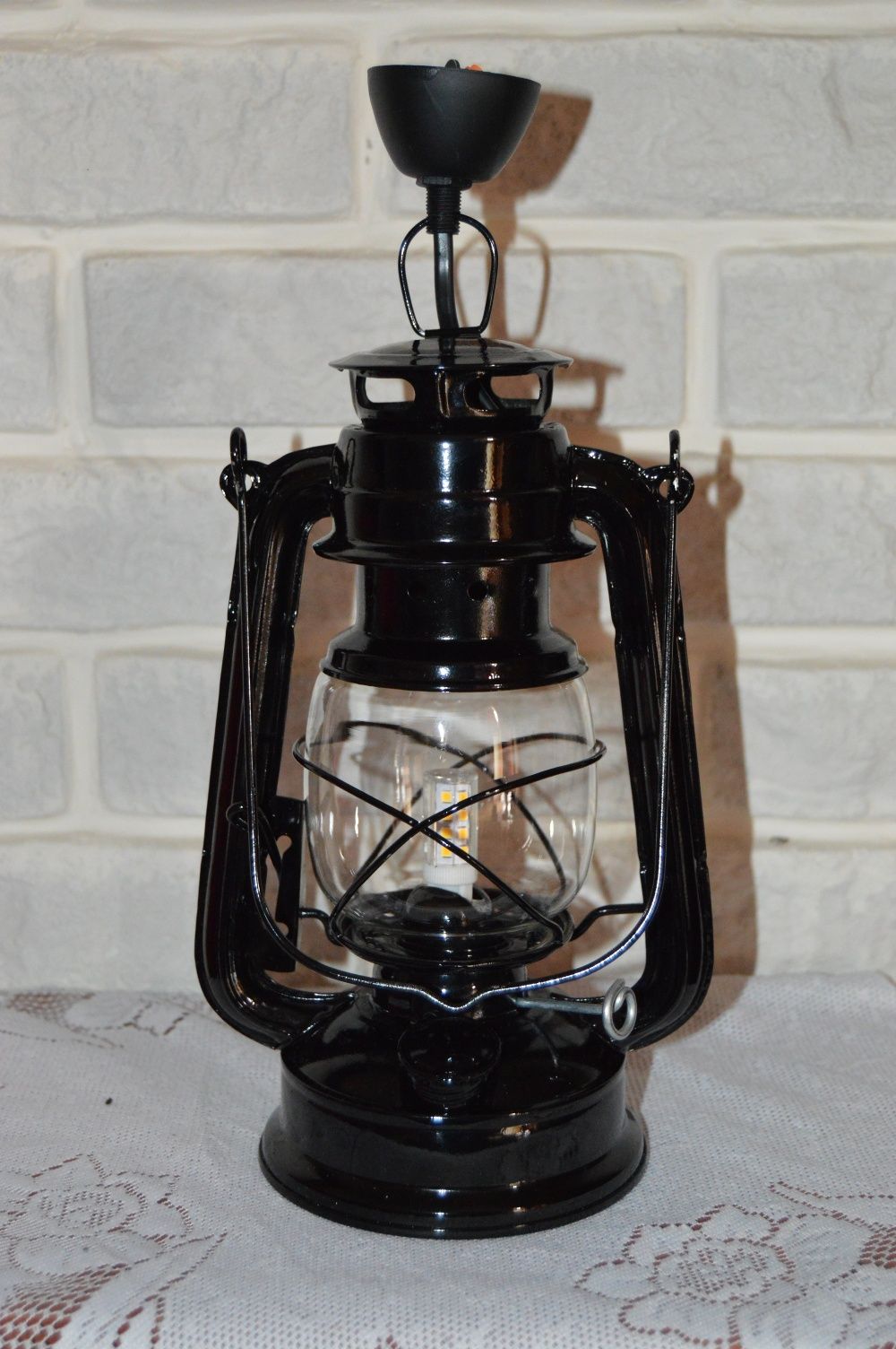 Kultowa Lampa Latarnia Naftowa Na prąd