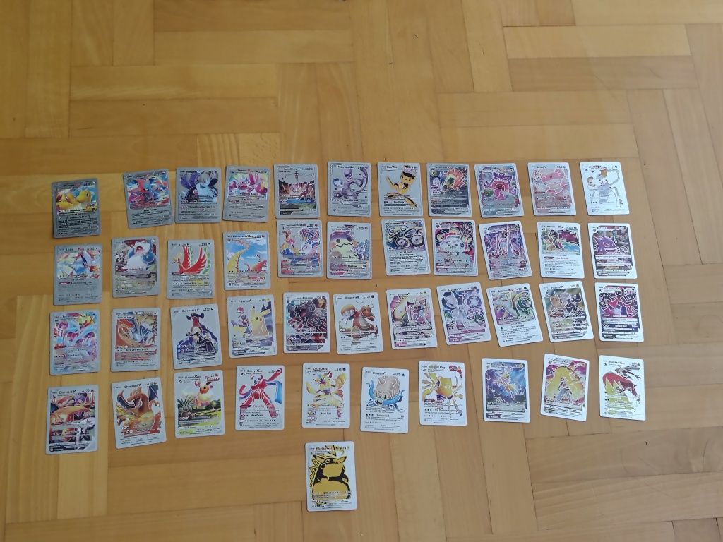 Czarne i srebrne karty pokèmon