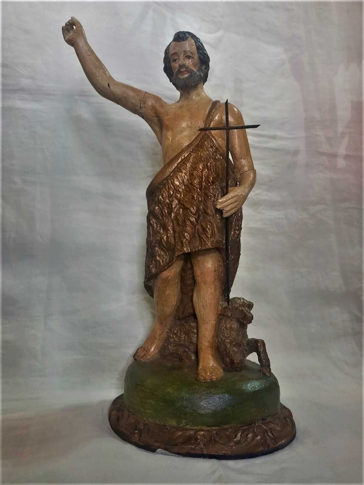 Figura São João Baptista Séc XVIII XIX