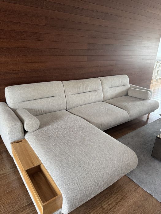 sofá cinzento para sala