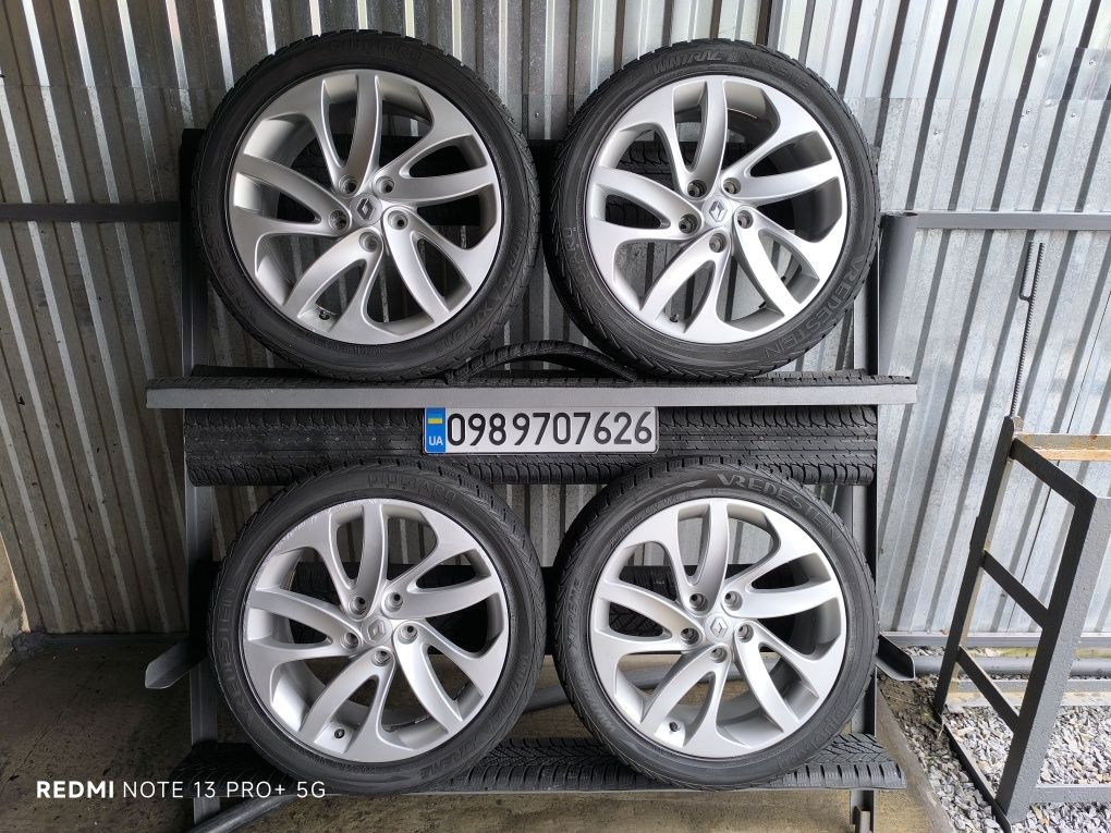 Колеса R18 5x114.3 7.5J ET52 ЦО 66.1 мм всесезон 225/45R18