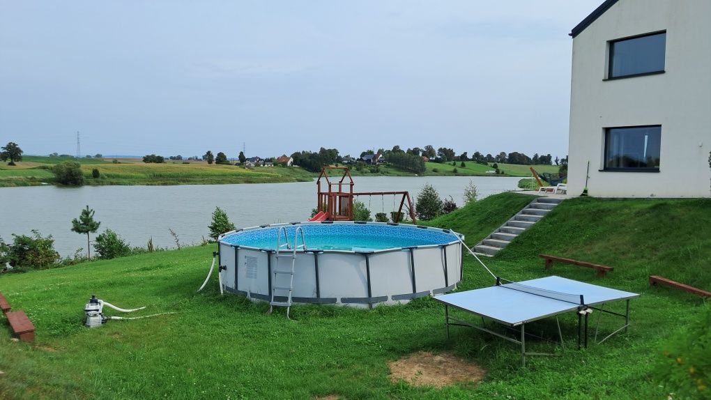 Mazury 12 osób prywatna plaża sauna 3 łazienki