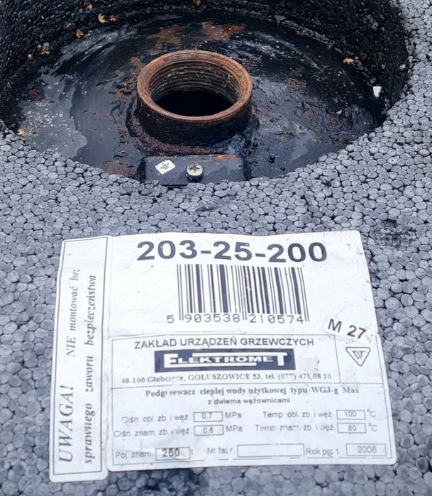 Zbiornik bufor, zasobnik, podgrzewacz 250 L. 2 wężownice