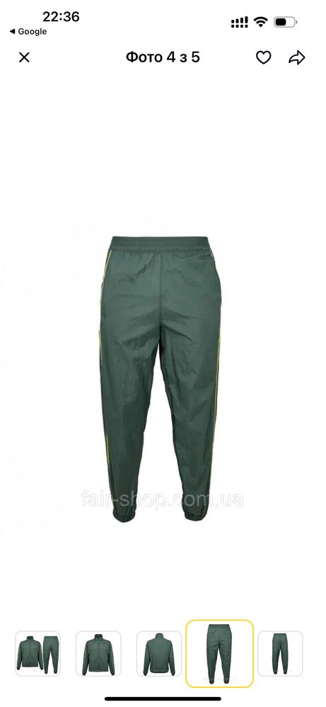 Костюм спортивний чол. Reebok wor tracksuit chalk green