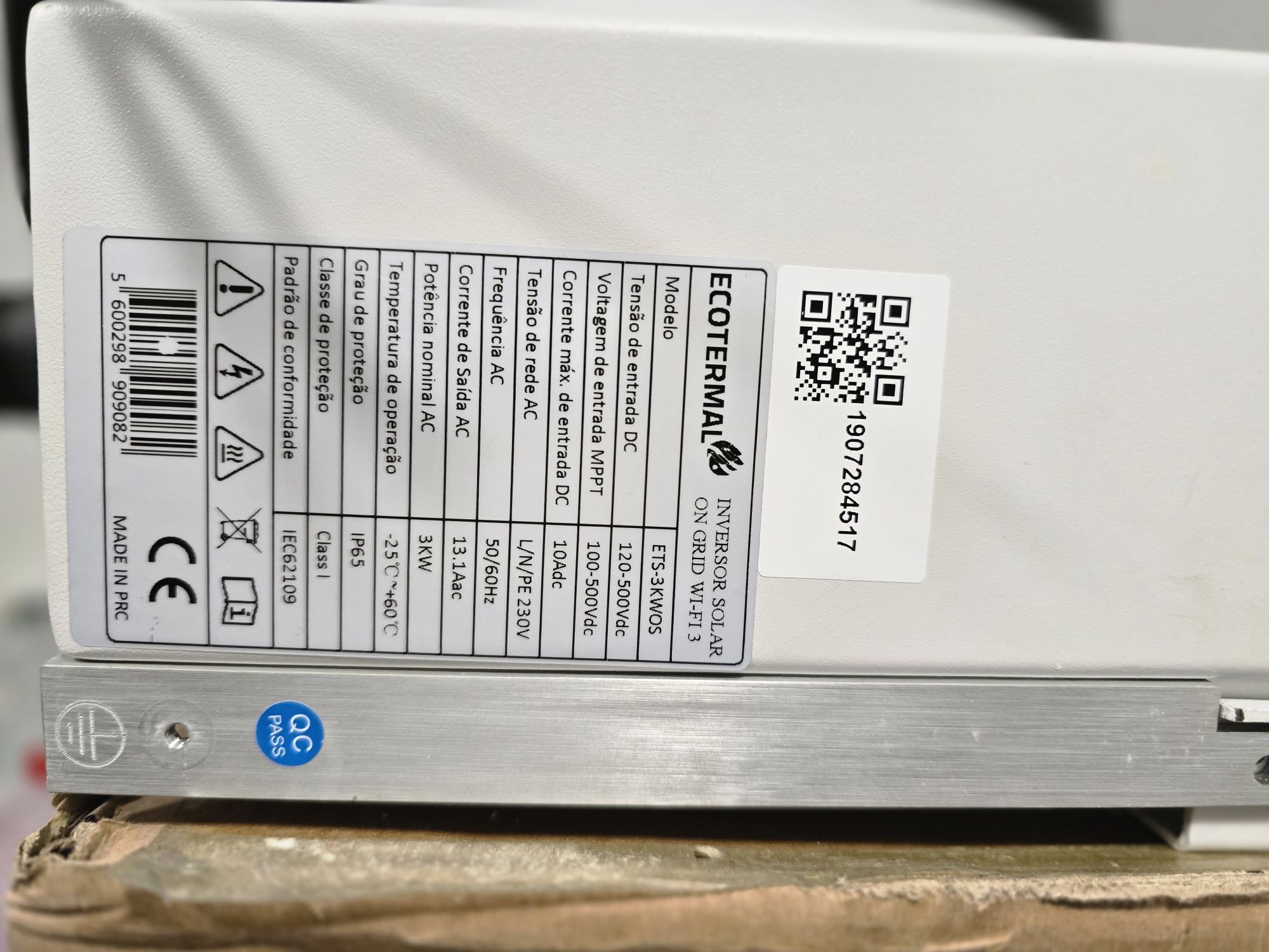 Inversor Solar Ecotermal ET15 3KW06 - Excelente Estado!