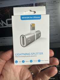 Adapter IPhone 2w1 Lightning ładowarka