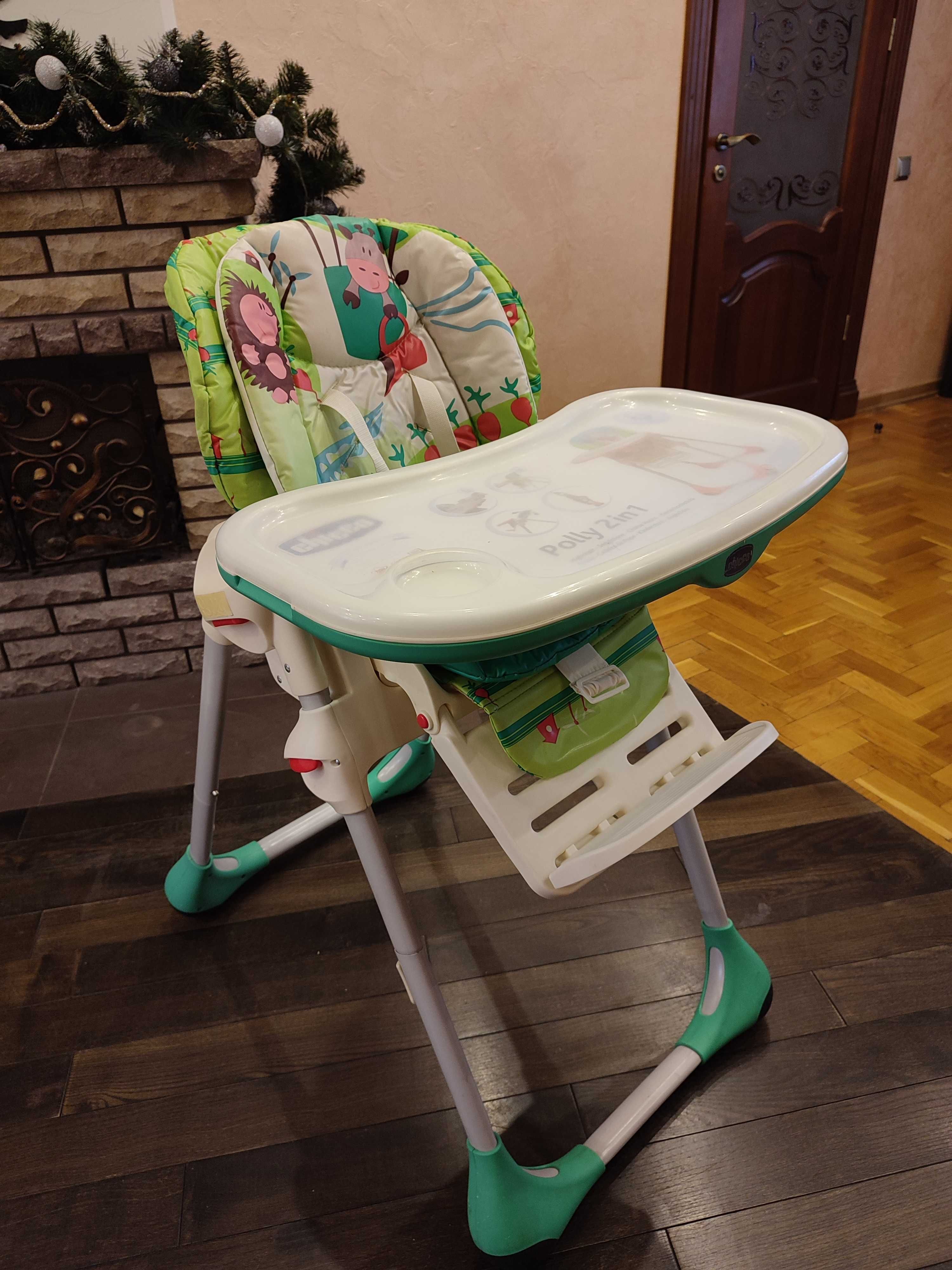 Крісло-столик-стільчик для годування Chicco Polly 2 in 1