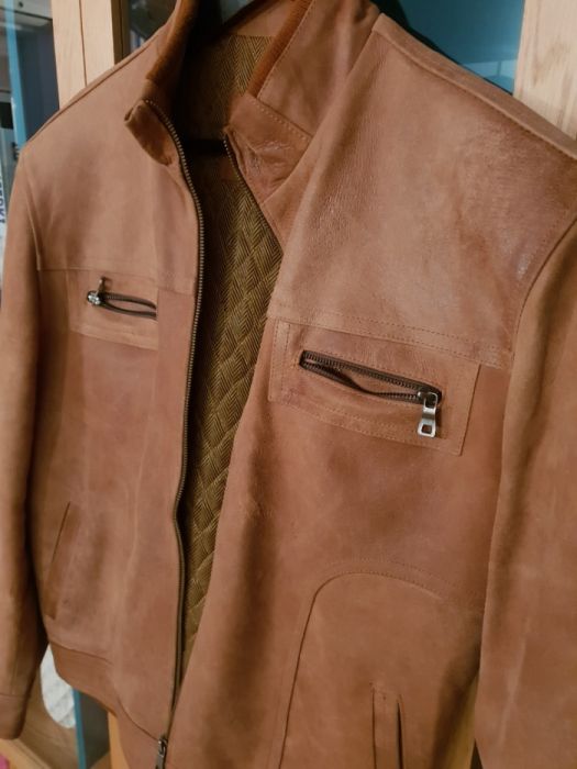 Męska kurtka, skórzana