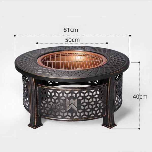 Мангали різних моделей для вогнища зона відпочинку на подвір'ї терасі