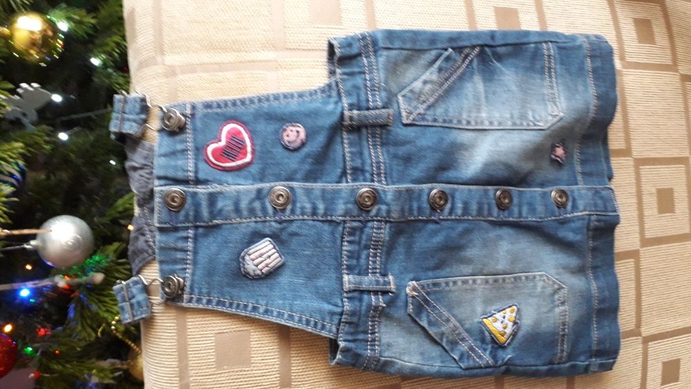 Sukienka, spódniczka ogrodniczka r.104- cool club, smyk