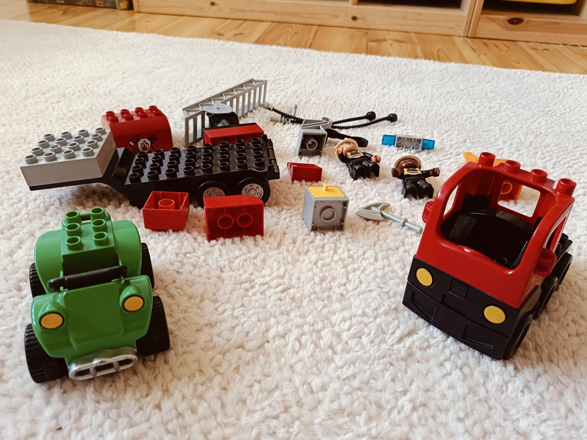 Zestaw klocków LEGO Duplo wóz strażacki, quad