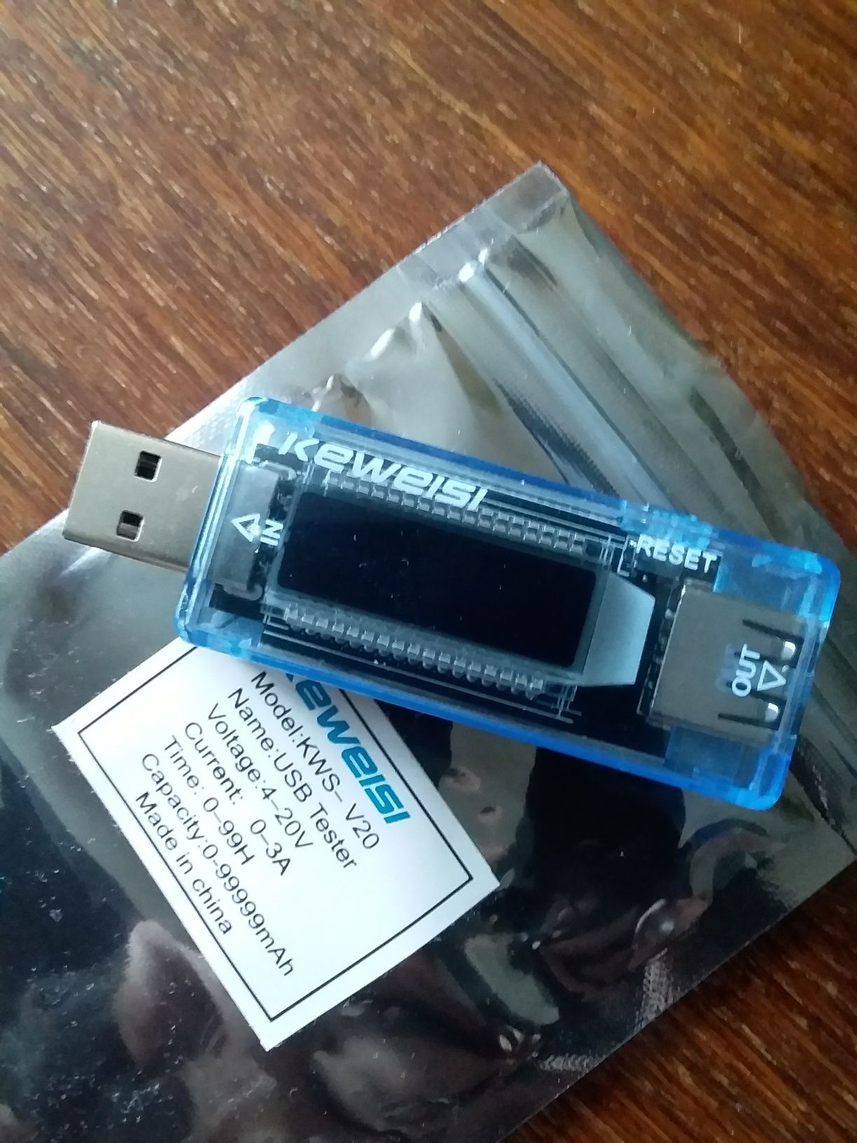 USB тестер для вимірювання