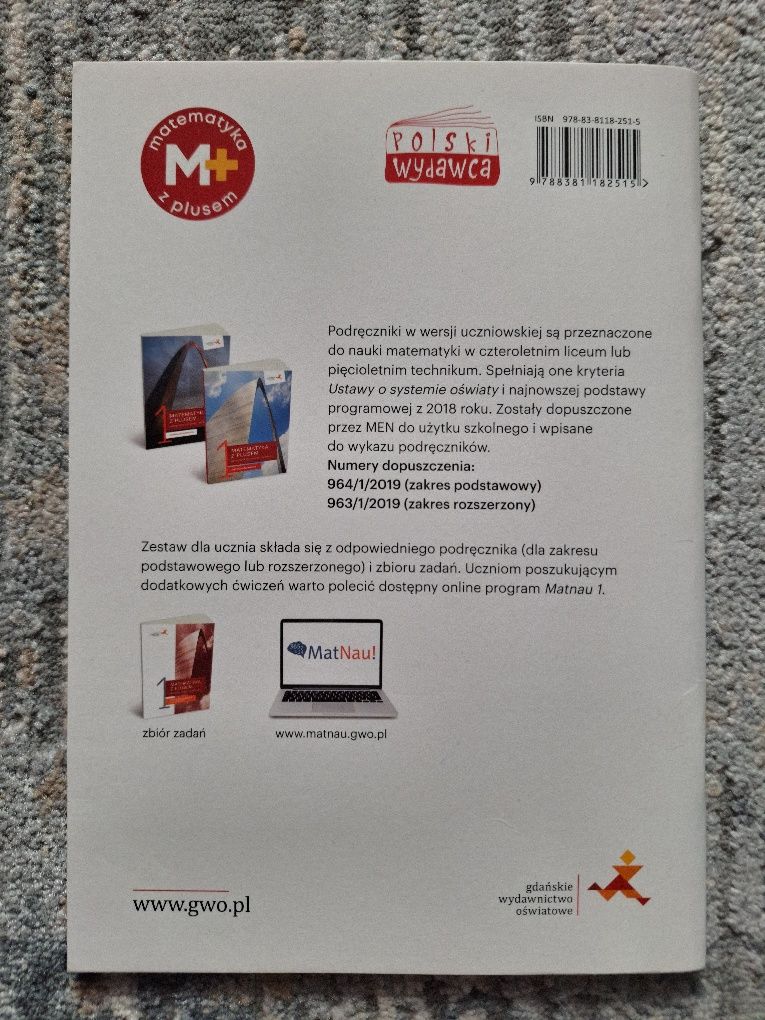 Ćwiczenia Matematyka z plusem 1