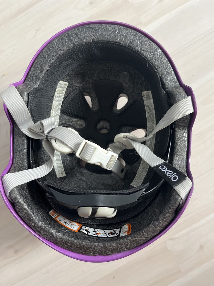 Kask oxelo fioletowy