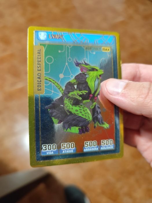 Cartas INVIZIMALS  das edições especiais X