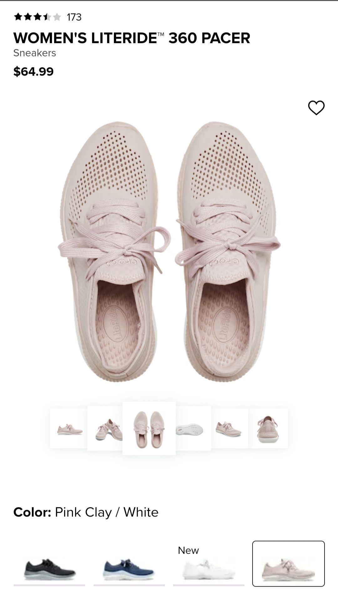 Женские базовые летние кросовки Crocs.40 размер,  26 см стелька.