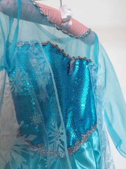 Fantasia / Vestido Princesa Elsa (Frozen) - NOVO - 3,4,5,6,7anos