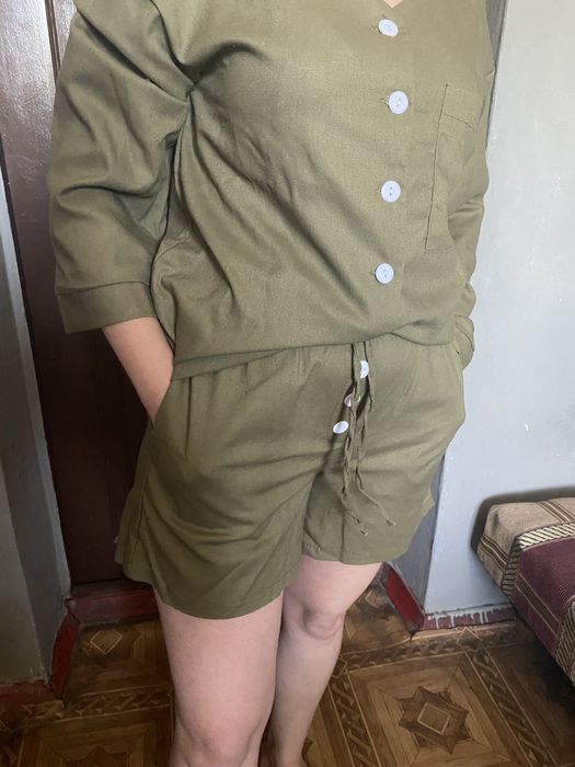 Костюм двійка літній лняний, шикарна якість