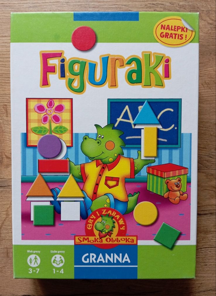 Gra FIGURAKI planszowa Granna nauka zabawa