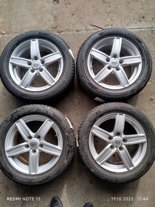 Koła Alu Kia Cee'd 6,5Jx16(5x114,3,ET50)+Opony Hankook 205/55R/16 91H