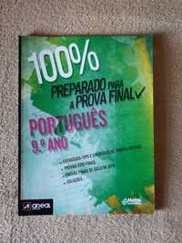 Livro auxiliar Português 9º ano - 100% preparar para a prova final