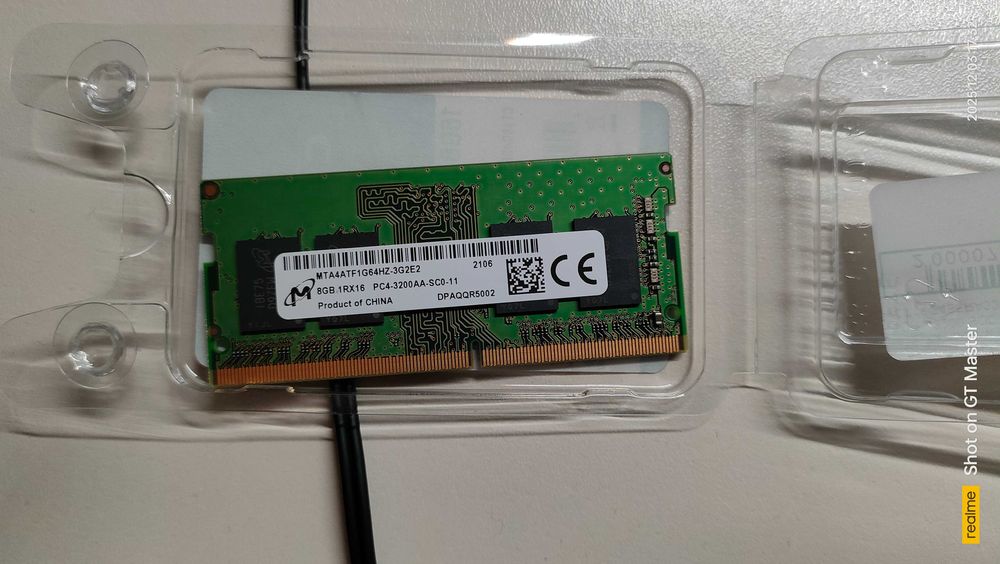 Пам'ять для ноутбуків Micron 8 GB SO-DIMM DDR4 3200 MHz - 2планки