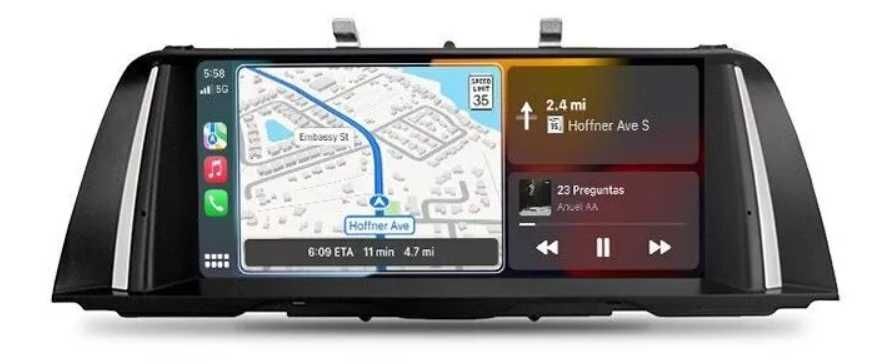 EKRAN ANDROID AUTO CARPLAY iphone linux do BMW F10 F11 System NBT