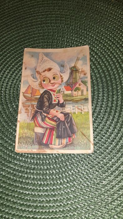 KARTA POCZTOWA - 70-letni ciekawy zabytek z Holandii