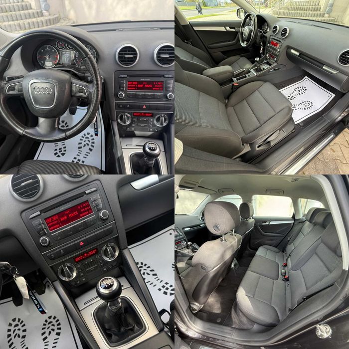 AUDI A3 2,0 TDI 140KM Jak Nowa Klima Bixenon Ledy Alu 18 Bose Servis
