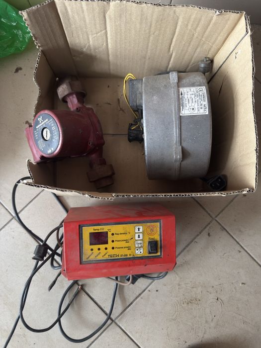 Części piec, kocioł CO DEFRO 25KW sterownik, dmuchawa...