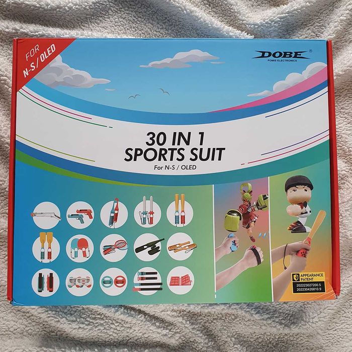 Набор аксессуаров Dobe 30 in 1 Sports Suit для Nintendo Switch OLED