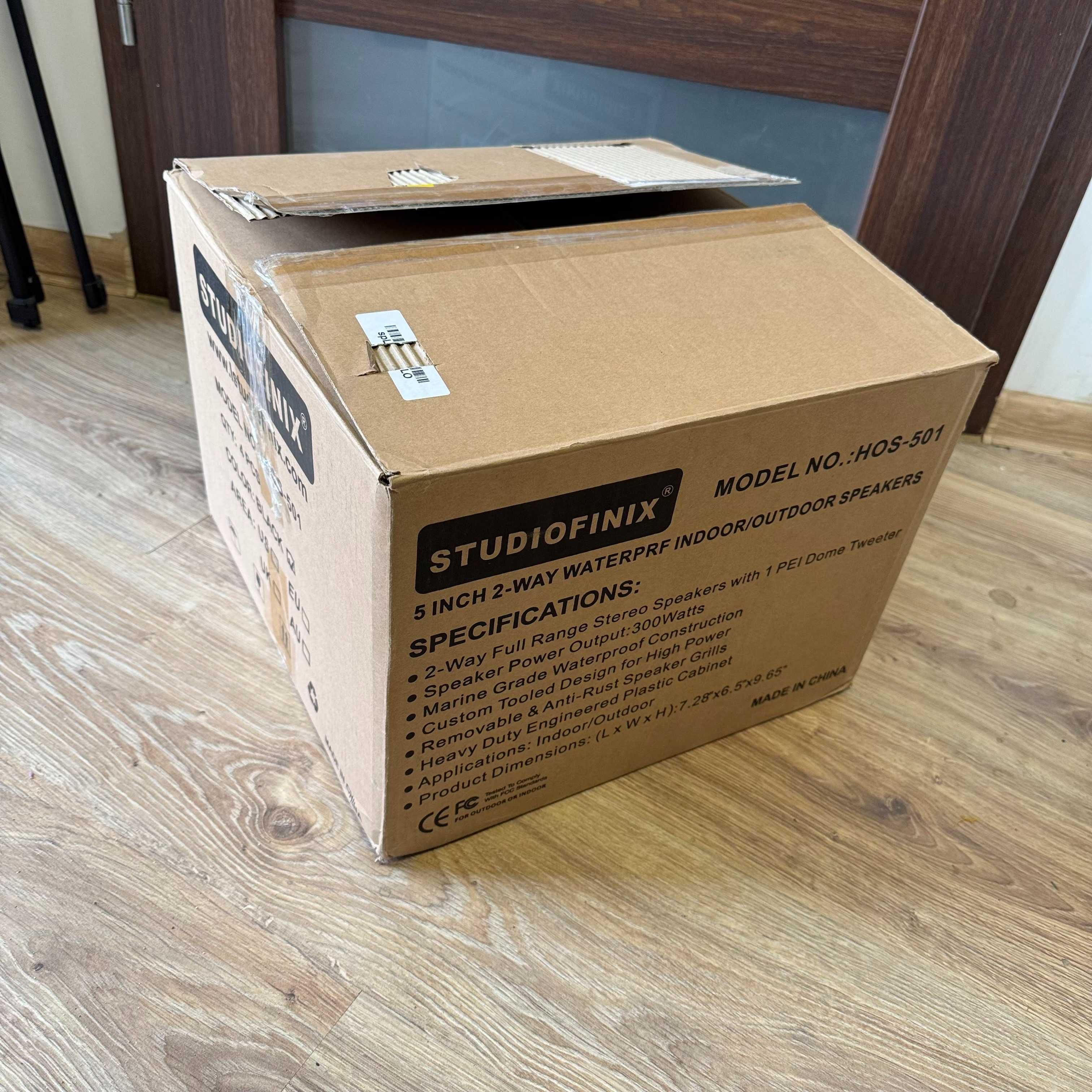 STUDIOFINIX 600 W Głośniki bluetooth 3szt. do wewnątrz i na zewnątrz