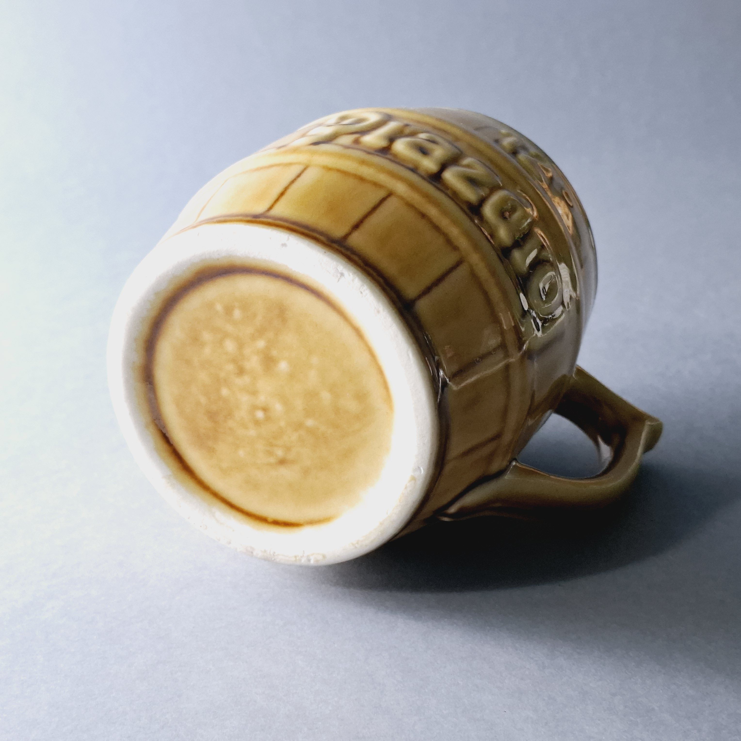 stary ceramiczny kufel do piwa prazdrój 12