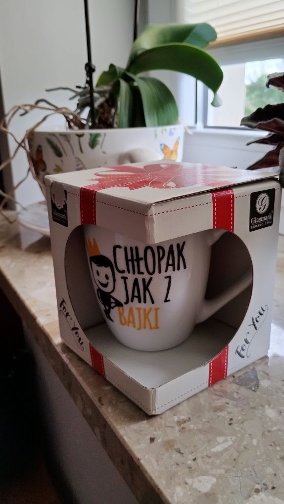 Kubek chłopak jak z bajki Glasmark Krosno