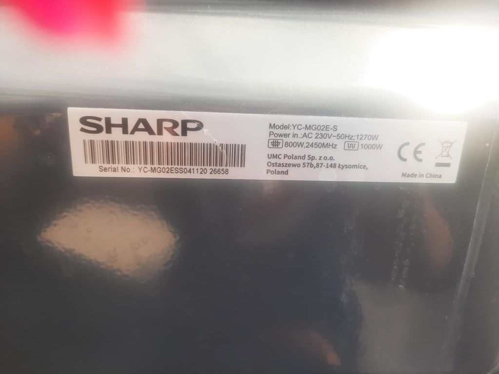 Mikrofalówka Sharp YCMG02E-S