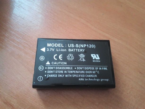 аккумулятор us-s (np120) и зарядное для видеокамеры регистратора