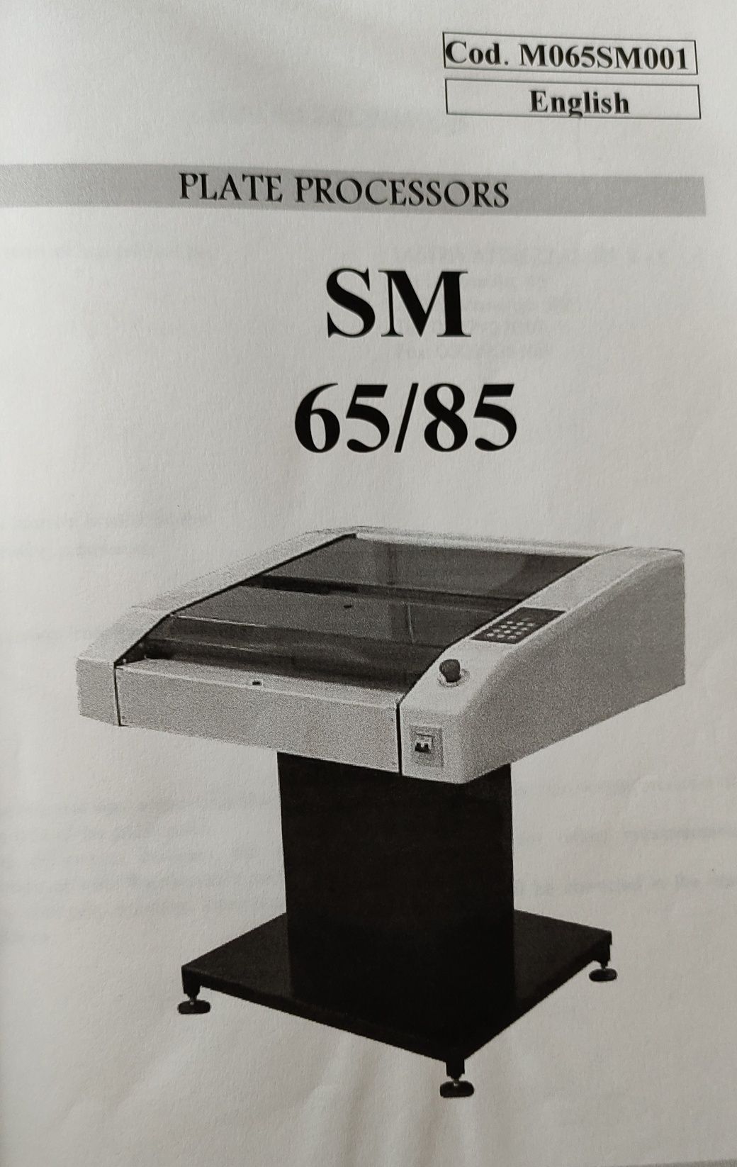 Запчасти на проявочную машину фотовывода LASTRA  SM 65/85