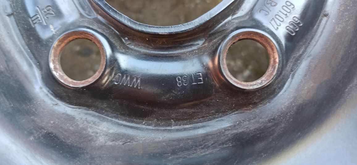 Felgi stalowe 15" 5x100 Škoda VW Seat