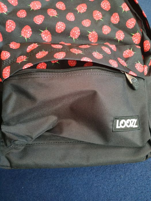Plecak z przegrodą na laptopa Loozz Maliny Raspberries nowy