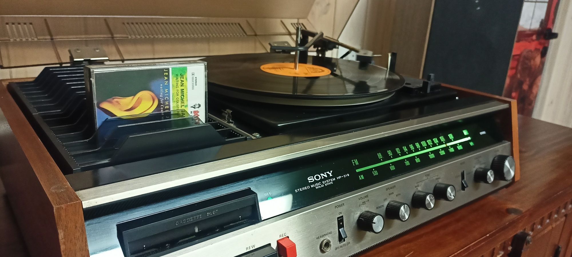 Sony HP 219, gramofon, radiomagnetofon, combo, szafa grająca